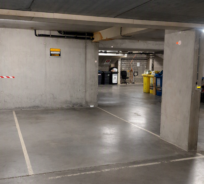 Place de parking sécurisée à louer près de Schuman, Square Ambiorix et Square Marie-Louise